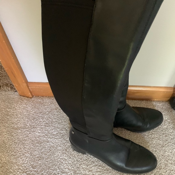 Women's Size 7.5 Dana Buchman Black Leather Boots - Picture 9 of 13